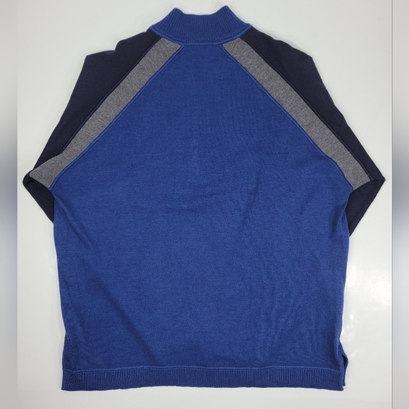 Tommy Bahama Golf 18 Fine Italian Merino Wool 1/4 Zip Pullover Sweater Mens L - Picture 12 of 12